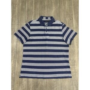 z zegna t shirt  polo T shirt size large stripe Men's Blue *Read